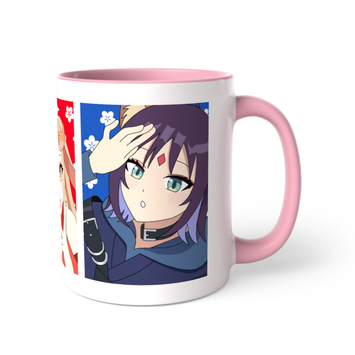 ツートンカラーマグカップ - 直径 8.2cm / 高さ 9.5cm