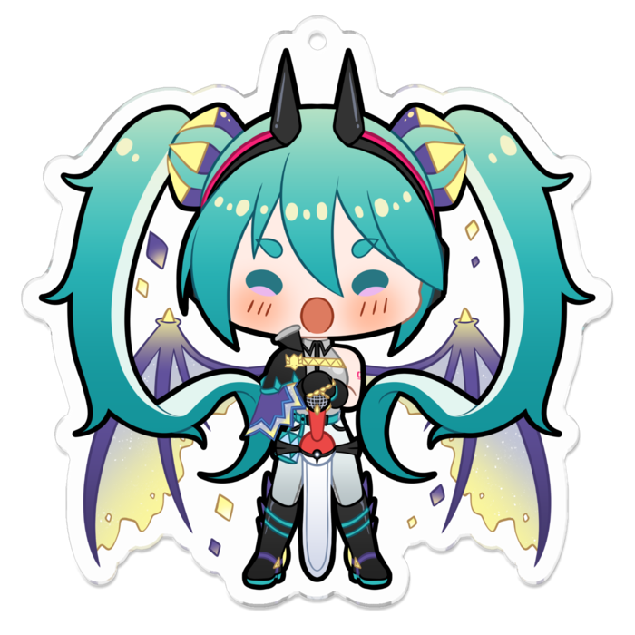 アクリルキーホルダー - 70 x 70 (mm)