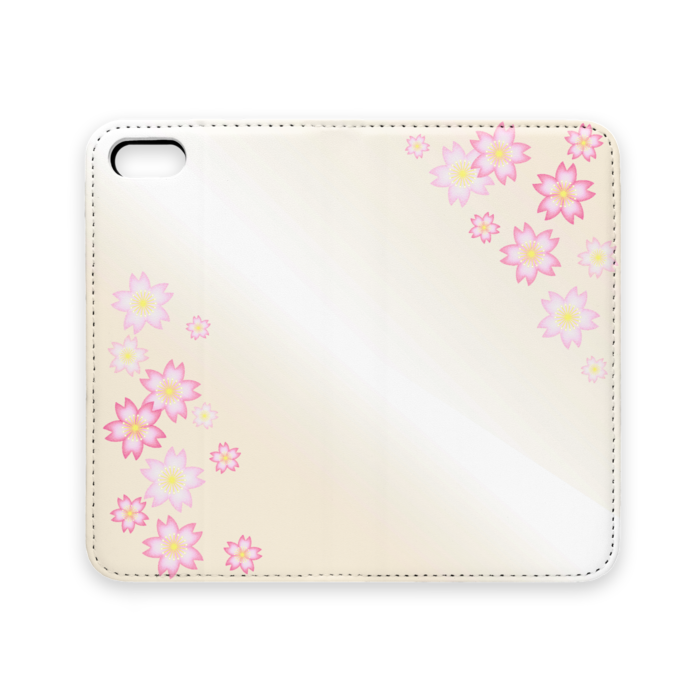 手帳型iPhoneケース(ベルトなし) - iPhone 5 / 5s / SE(第1世代) - ストラップ穴 なし