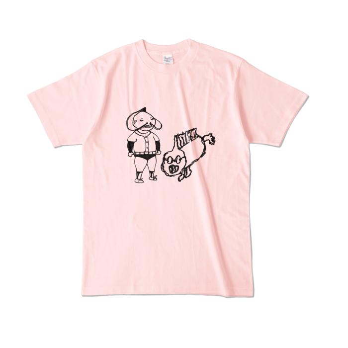 カラーTシャツ - L - ライトピンク (淡色)