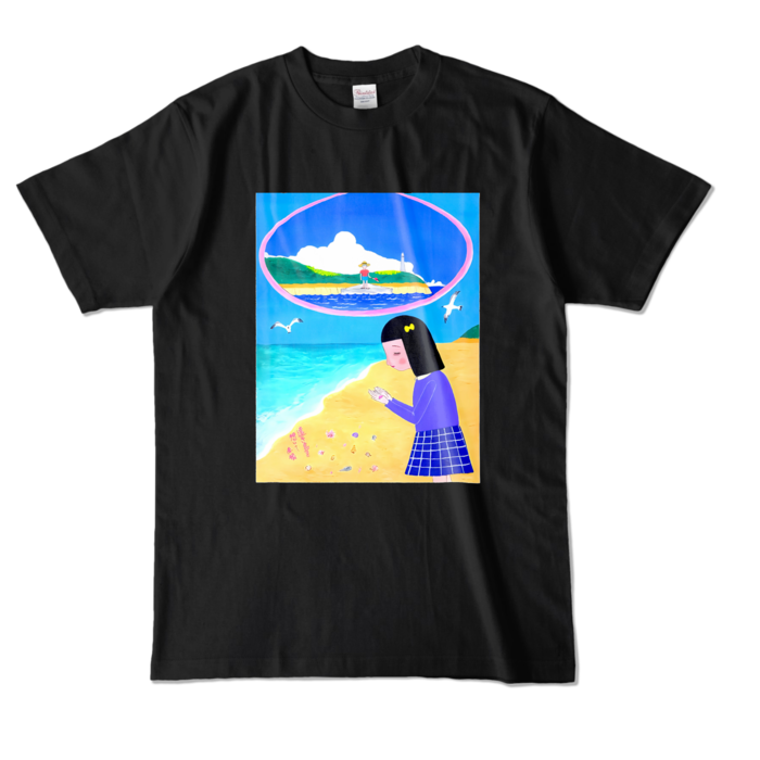 カラーTシャツ - L - ブラック (濃色)