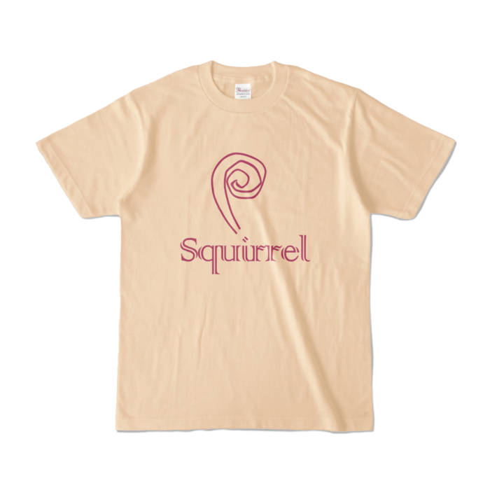 Squirrel Tシャツ - S - ナチュラル (淡色)