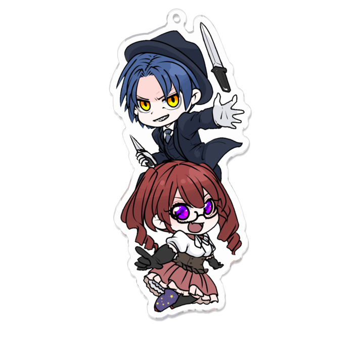 アクリルキーホルダー - 100 x 100 (mm)