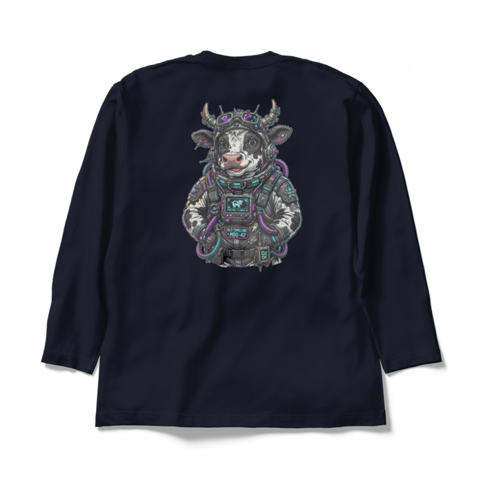 ロングスリーブTシャツ - XL - ネイビー(1)