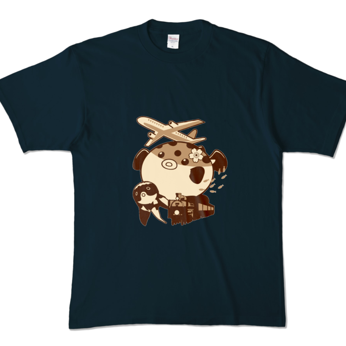 カラーTシャツ - XL - ネイビー (濃色)