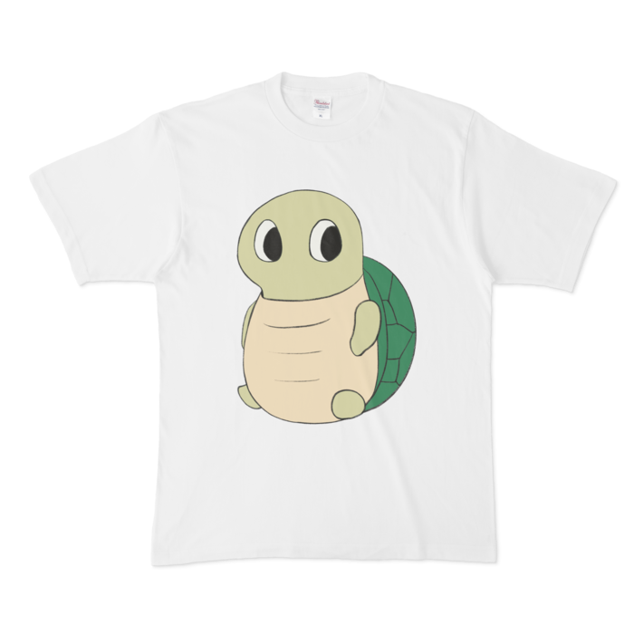 かっめのTシャツ - XL - 白