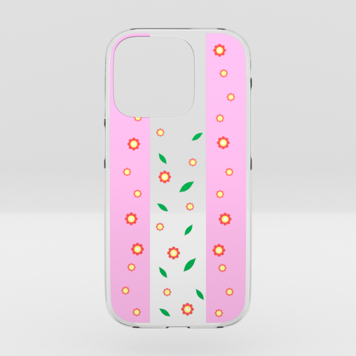 クリアiPhoneケース-ピンク - iPhone 16 Pro