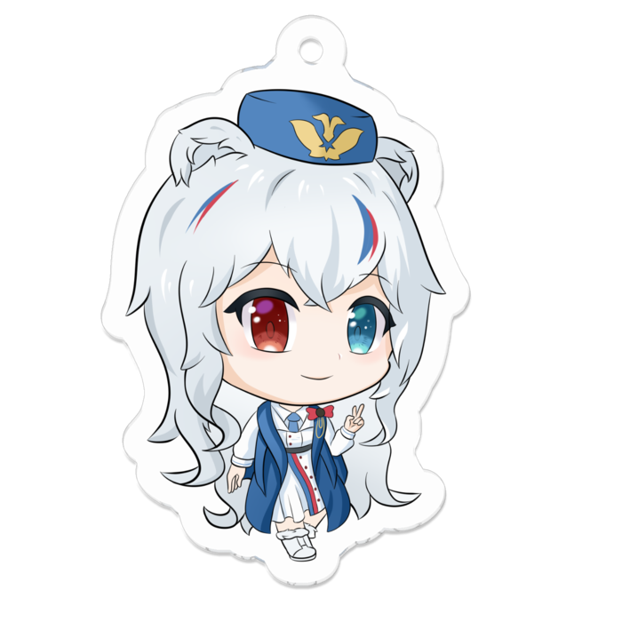 アクリルキーホルダー - 50 x 50 (mm)(1)