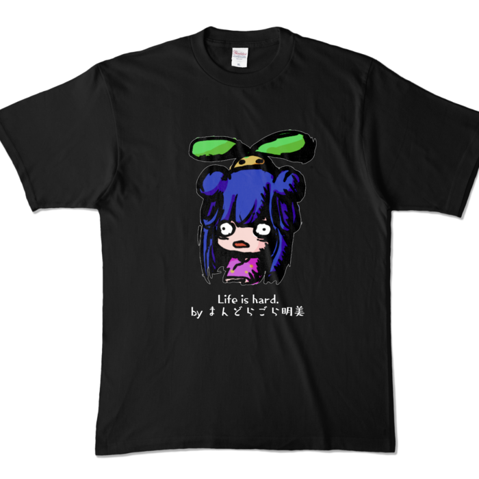 カラーTシャツ - XL - ブラック (濃色)