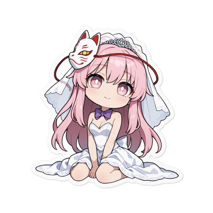 ステッカー - 100 x 100 (mm)(キャラのみ)