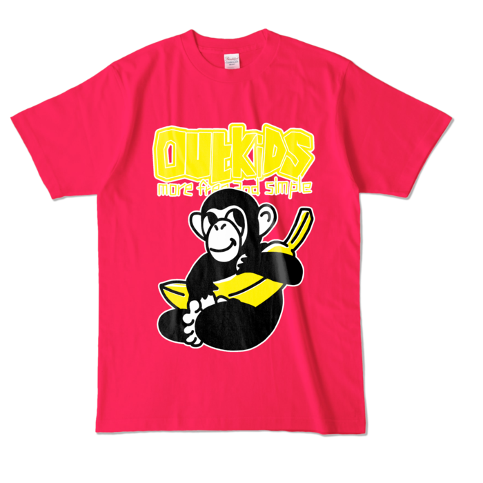 カラーTシャツ - L - ホットピンク (濃色)