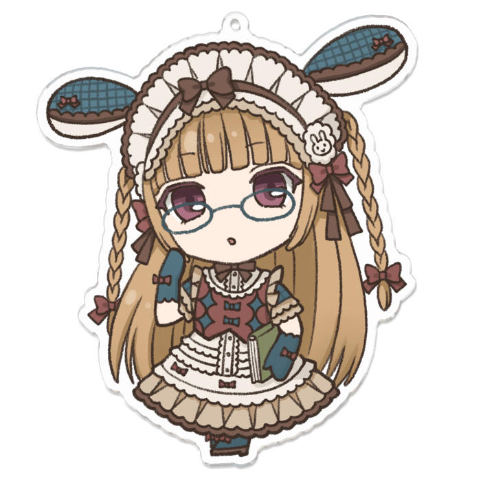 アクリルキーホルダー - 100 x 100 (mm)