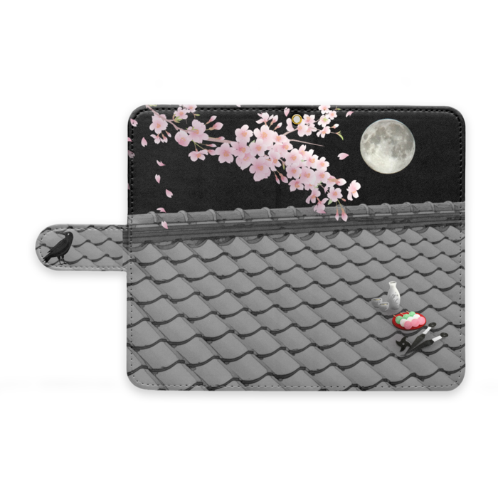 手帳型Androidケース - M - ストラップ穴 あり