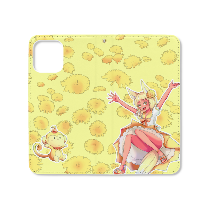 手帳型iPhoneケース（ベルトなし） - iPhone12 ProMax - ストラップ穴 あり