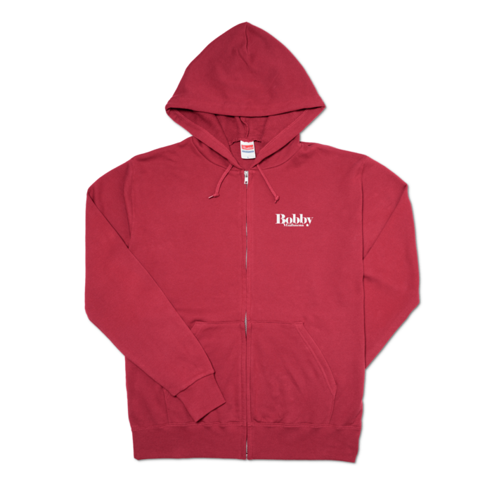 Bobbyのジップパーカー - L - バーガンディ