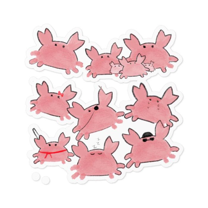 ステッカー - 100 x 100 (mm)
