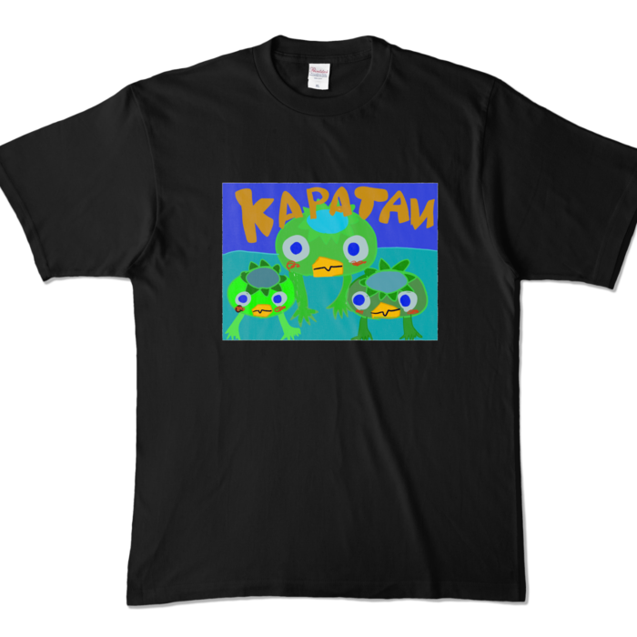 カラーTシャツ - XL - ブラック (濃色)