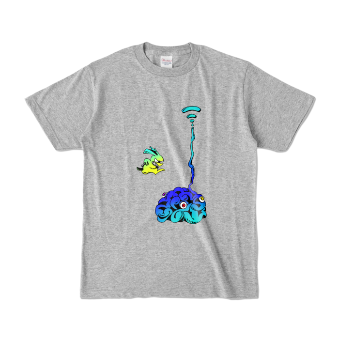カラーTシャツ - S - 杢グレー (濃色)