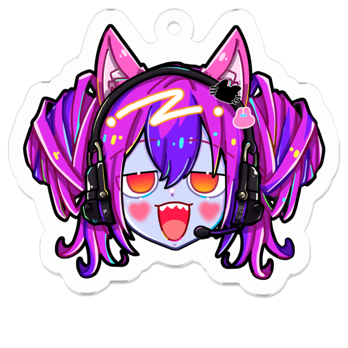 アクリルキーホルダー - 50 x 50 (mm)