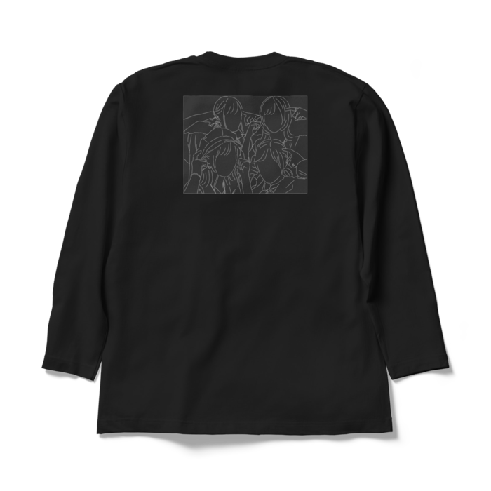 ロングスリーブTシャツ - XL - ブラック