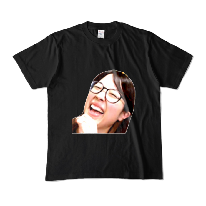 LUL／証明写真 Tシャツ(黒) - エン・ジョイ子のグッズ屋さん - BOOTH