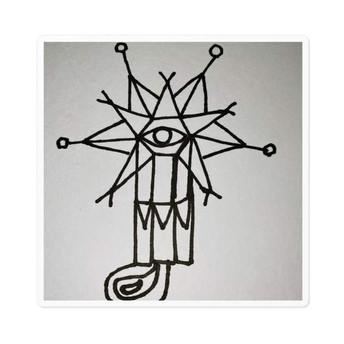 ステッカー - 100 x 100 (mm)