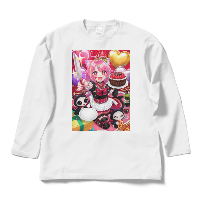ロングスリーブTシャツ - L - ホワイト