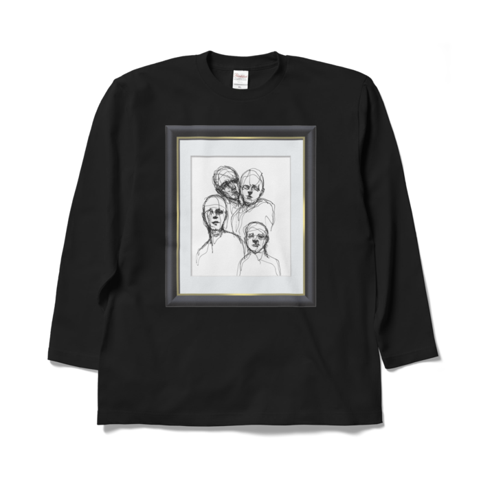 ロングスリーブTシャツ - XL - ブラック