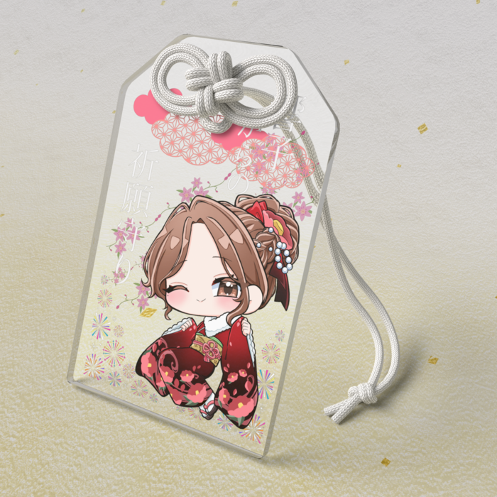 アクリルお守り - 50 × 80mm(16)