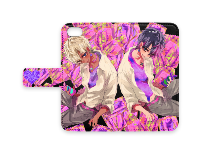 手帳型iPhoneケース - iPhone7&8 - ストラップ穴 あり