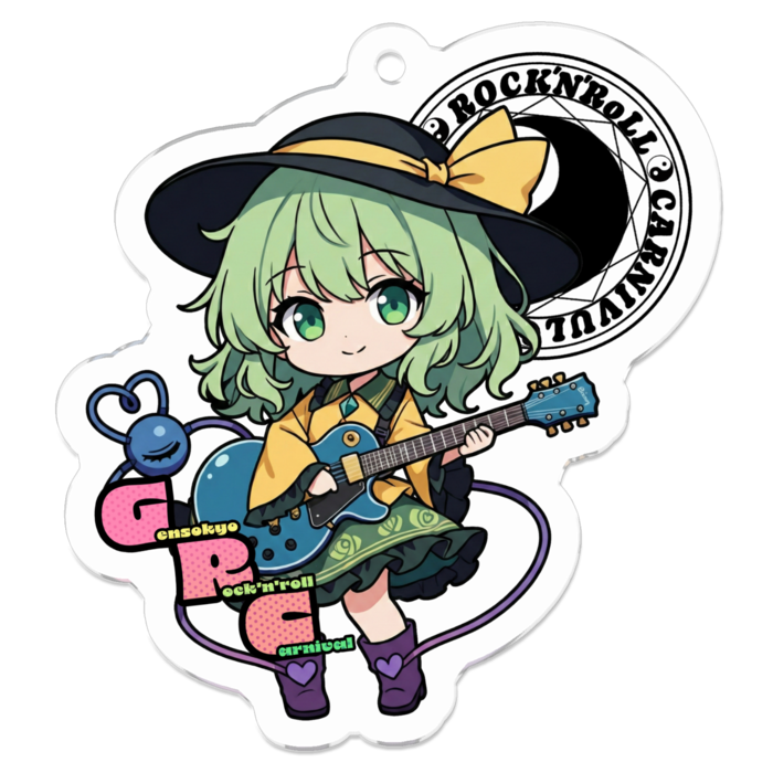 アクリルキーホルダー - 50 x 50 (mm)