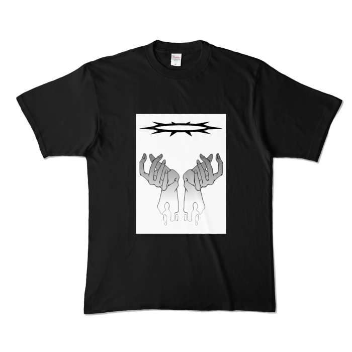 カラーTシャツ - XL - ブラック (濃色)