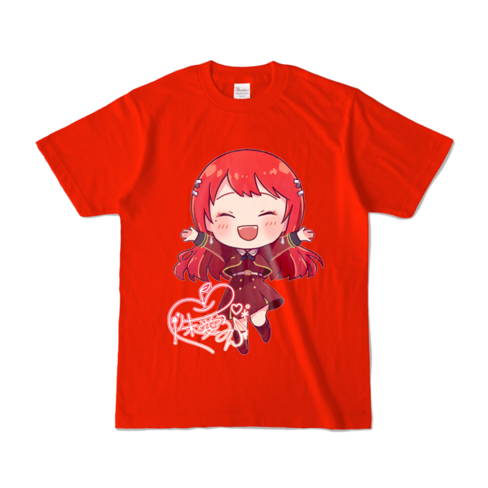 カラーTシャツ - S - レッド (濃色)