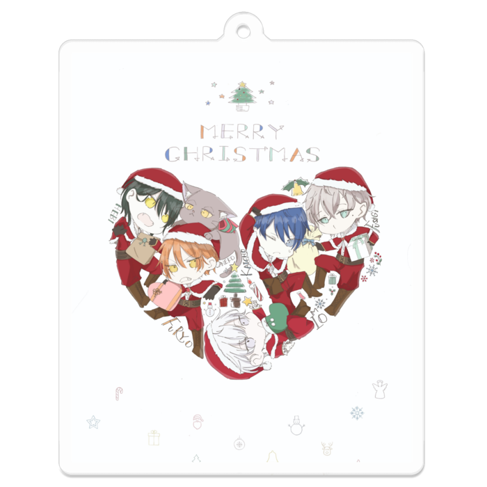 アクリルキーホルダー（コーティング） - 70 x 70 (mm)