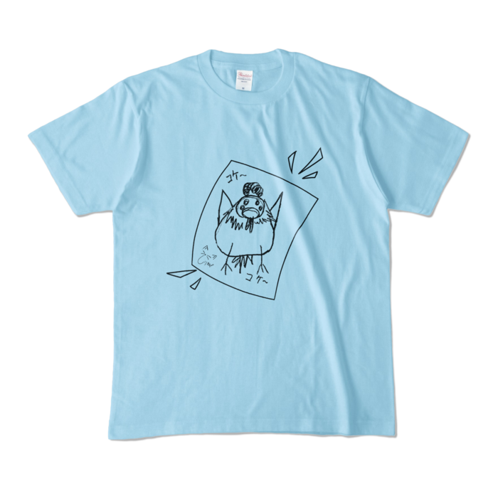 カラーTシャツ - M - ライトブルー (淡色)