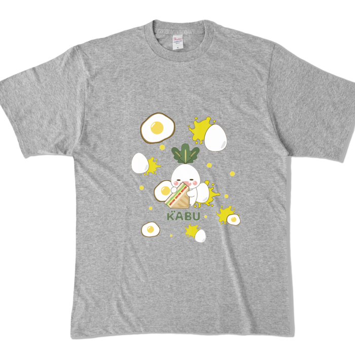 カラーTシャツ - XL - 杢グレー