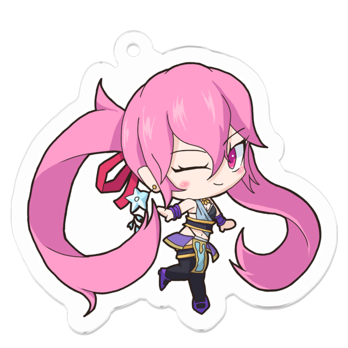 アクリルキーホルダー - 50 x 50 (mm)