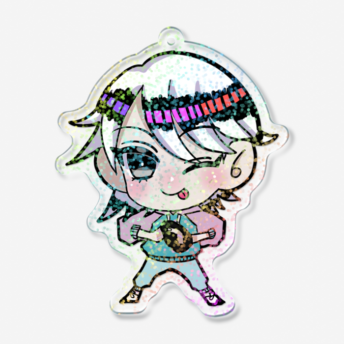 ホログラムアクリルキーホルダー - 70 × 70mm