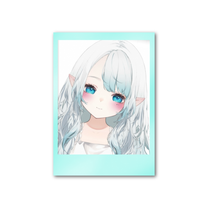 フォト風カード - 縦 - 片面