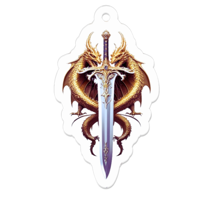 アクリルキーホルダー - 50 x 50 (mm)