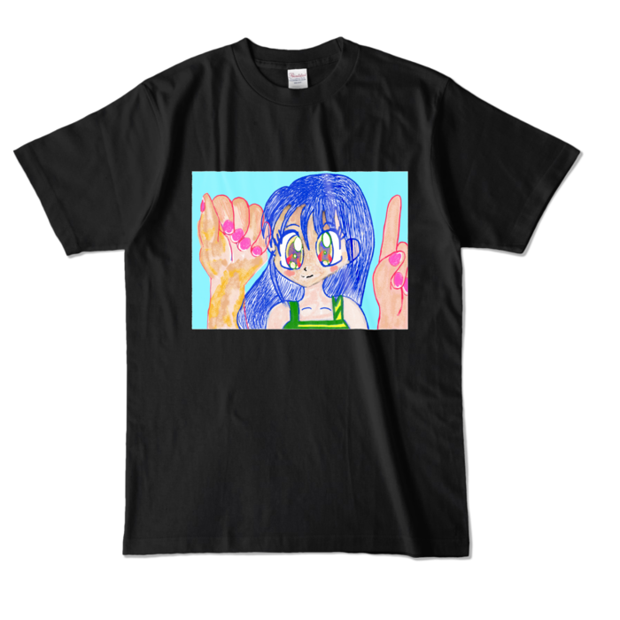 カラーTシャツ - L - ブラック (濃色)