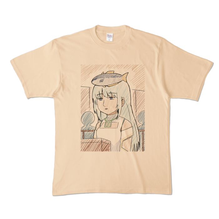 カラーTシャツ - XL - ナチュラル (淡色)