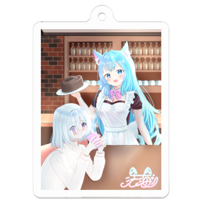 アクリルキーホルダー - 50 x 50 (mm)