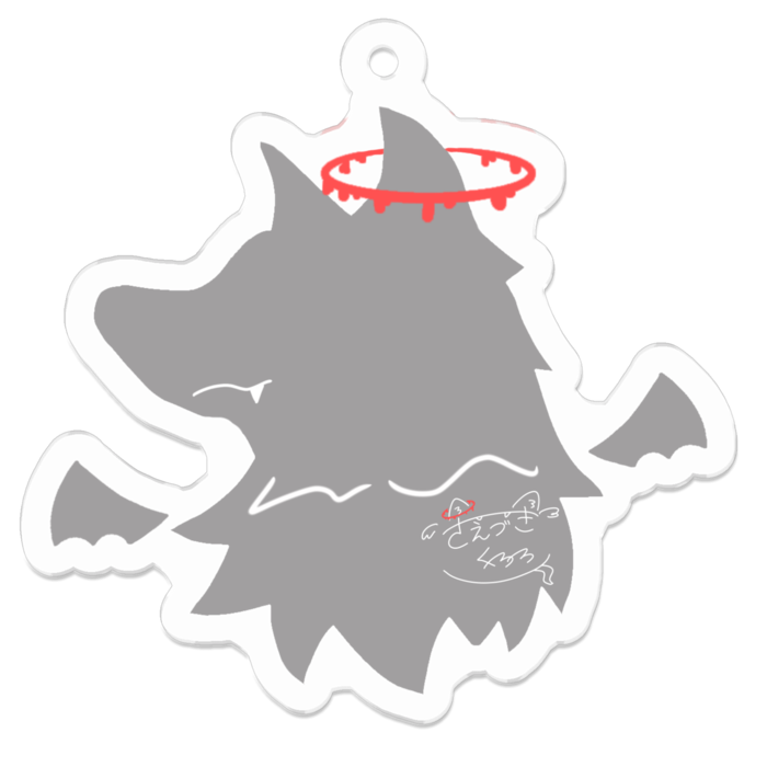 アクリルキーホルダー - 50 x 50 (mm)