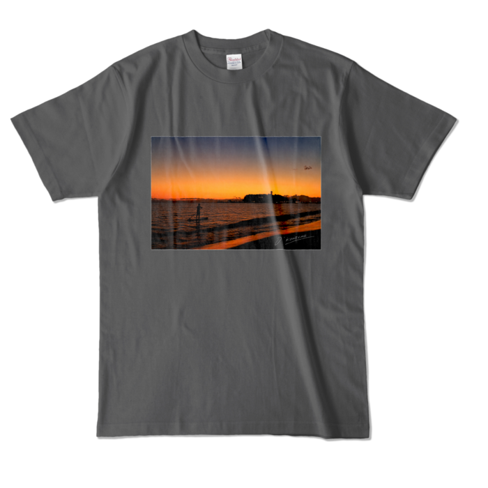 カラーTシャツ - L - チャコール (濃色)