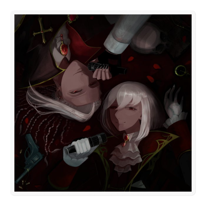 ステッカー - 100 x 100 (mm)