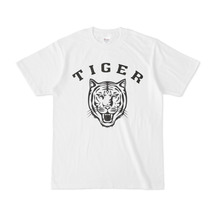 Tiger タイガー 虎 動物イラストカレッジロゴtシャツ アメカジ Aliviosta Booth