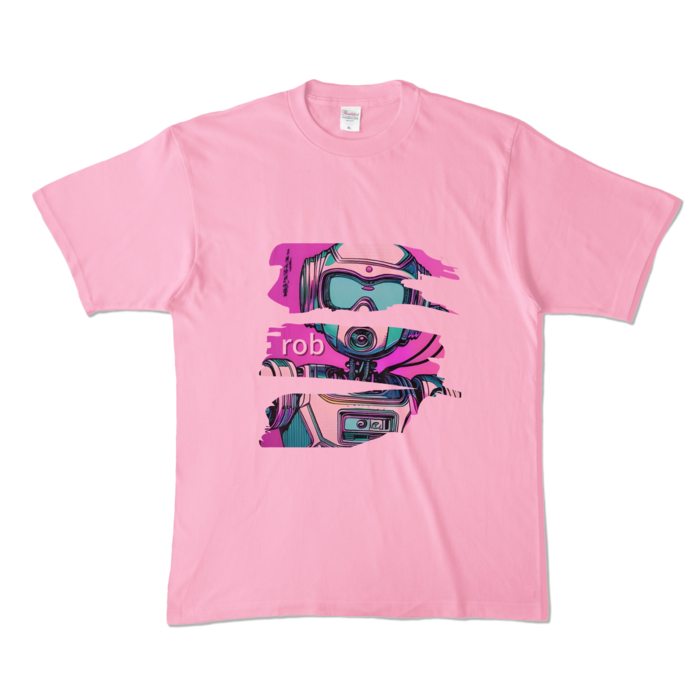 カラーTシャツ - XL - ピーチ (淡色)