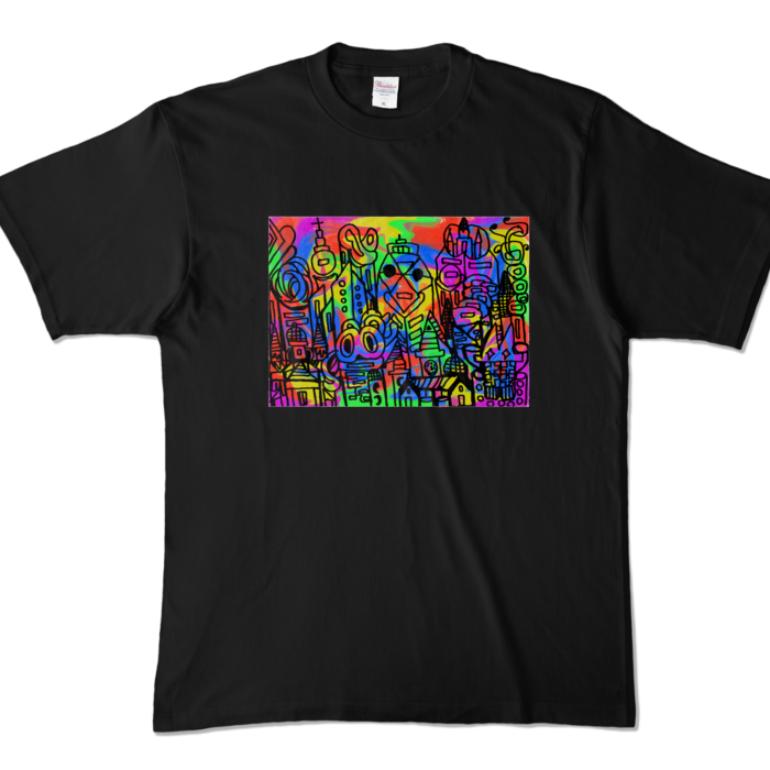 カラーTシャツ - XL - ブラック (濃色)