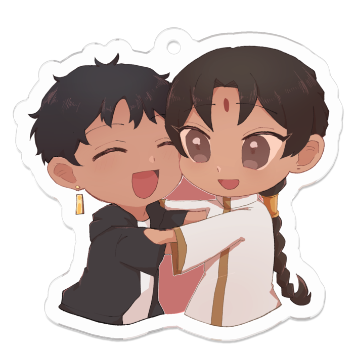 アクリルキーホルダー - 50 x 50 (mm)